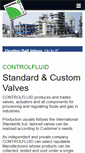 Mobile Screenshot of controlfluid.com